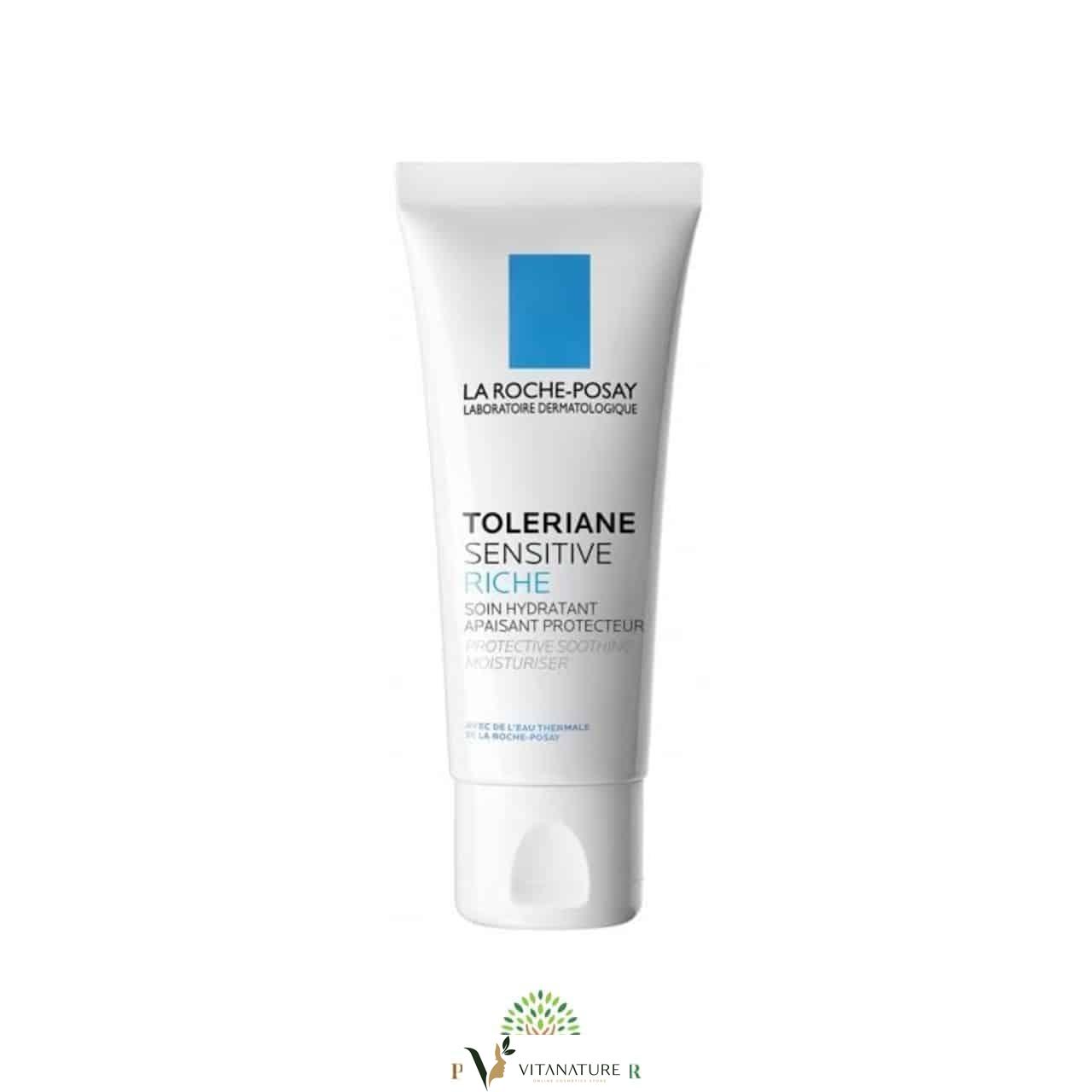 Crème Hydratante Anti Rougeurs Riche Peaux Sèches 40Ml Toleriane La Roche-Posay  40Ml