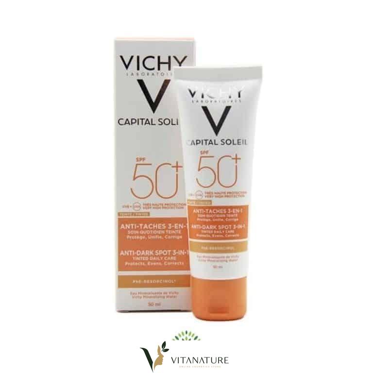 Vichy Capital Soleil Anti Taches 3en1 teinte spf50