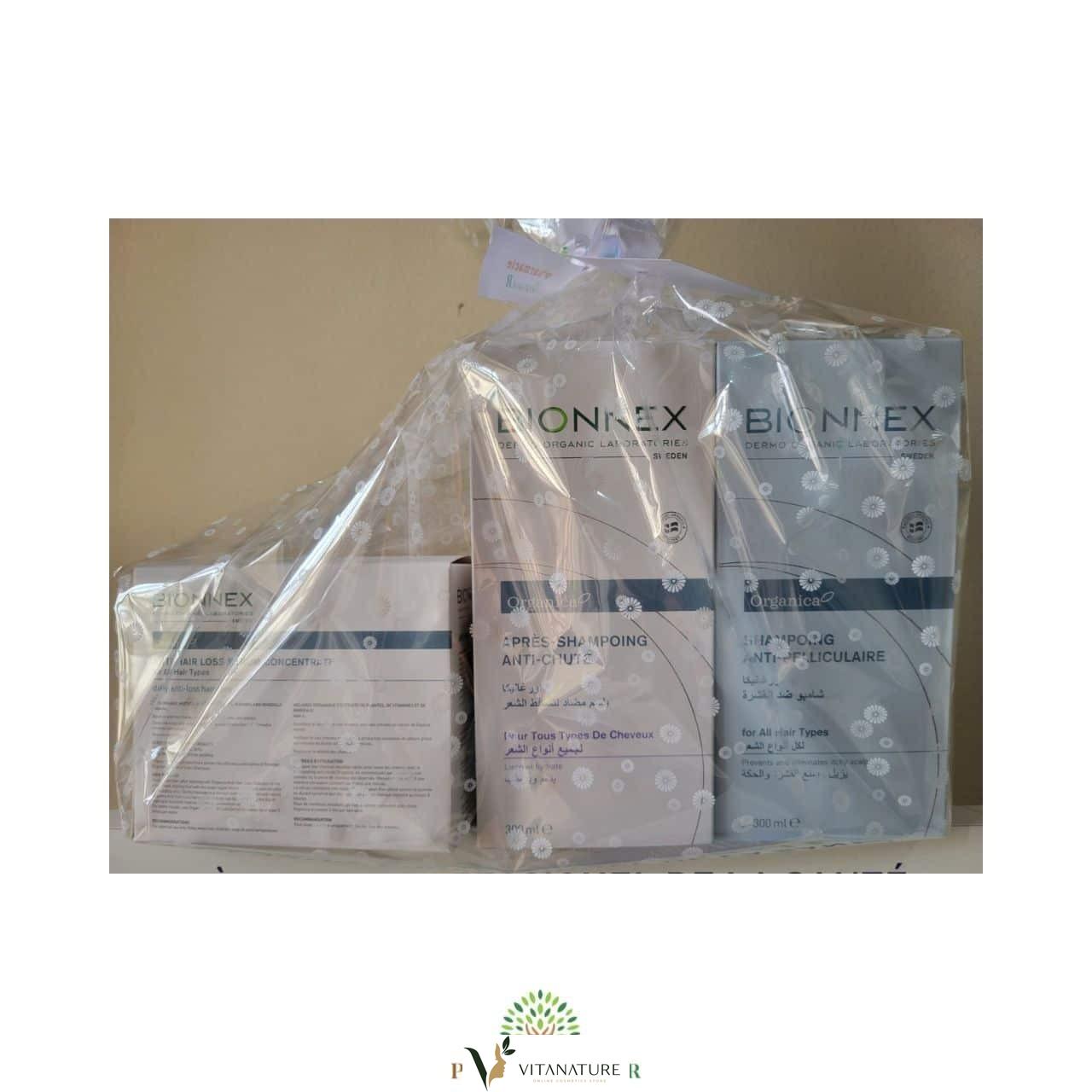 Pack bionnex anti chute anti pellicullaire tout type de cheveux