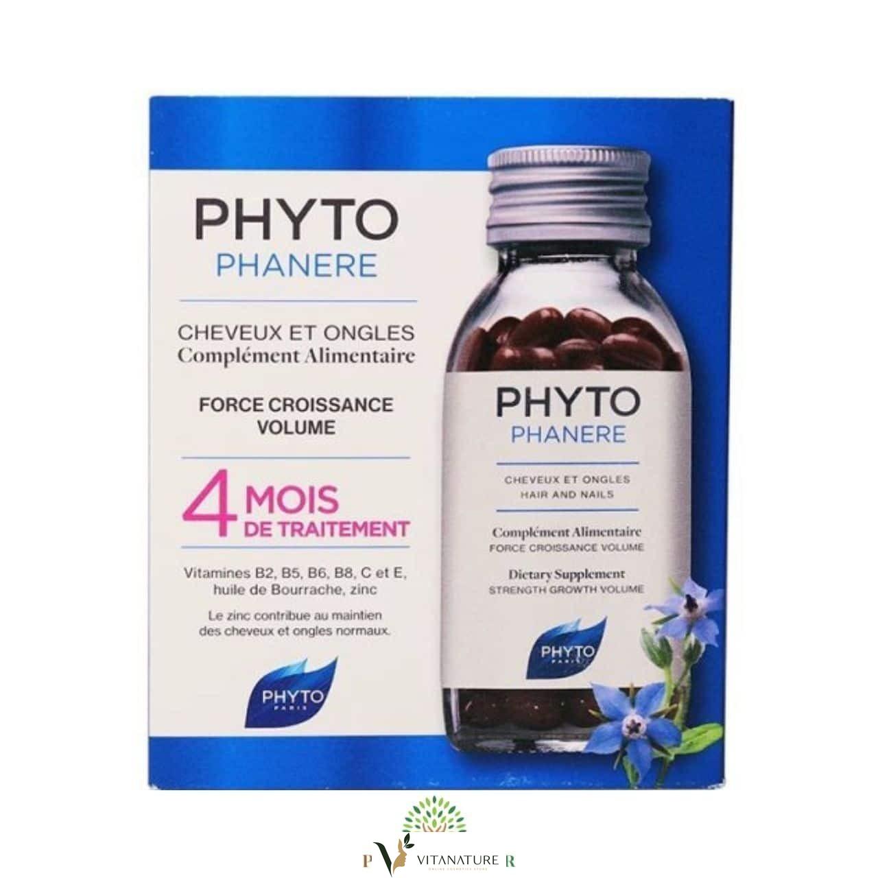 Phytophanère – Complément Alimentaire Cheveux &Amp; Ongles – Lot De 2 X 120 Capsules