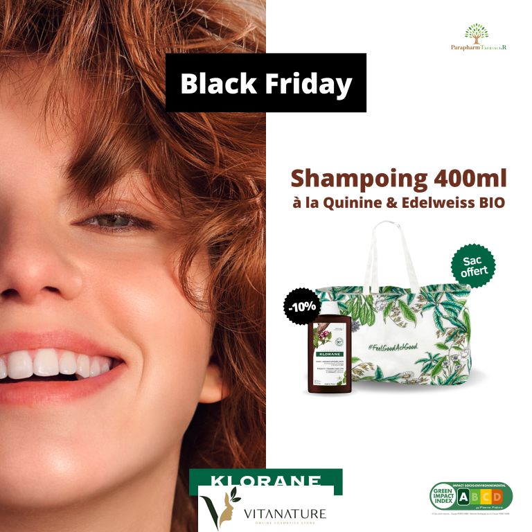 [Offre 8 Mars] Shampoing à la Quinine et Edelweiss Bio 400 ml