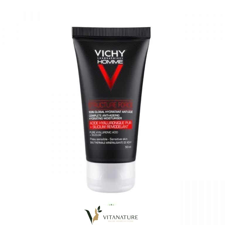 Soin Global Hydratant Anti-Âge Structure Force – Vichy Homme