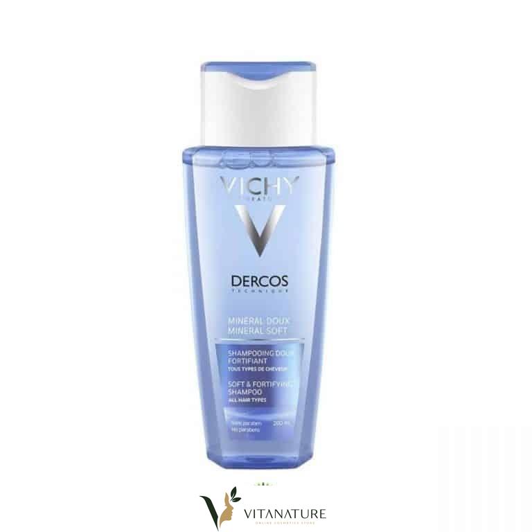 Dercos Shampooing Minéral Doux Fortifiant – 200 ML