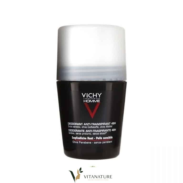 Vichy Homme Déodorant Anti-Transpirant Anti-Irritations Peaux Sensibles 48H Bille