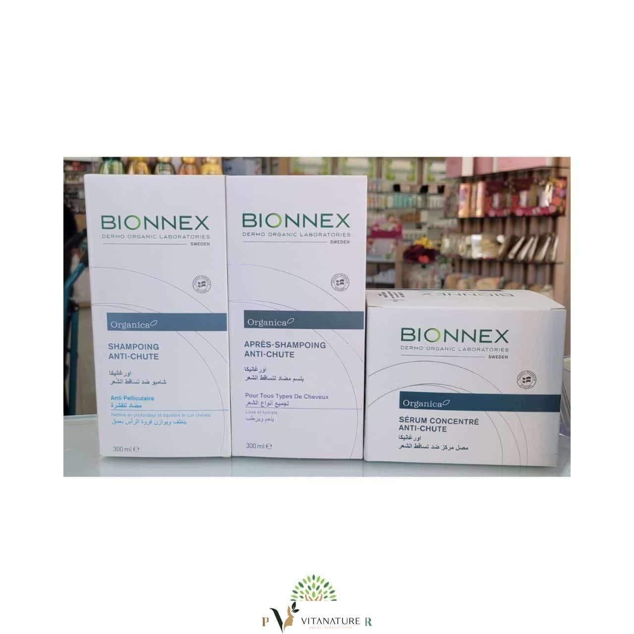 Pack bionnex anti chute anti pellicullaire cheveux gras