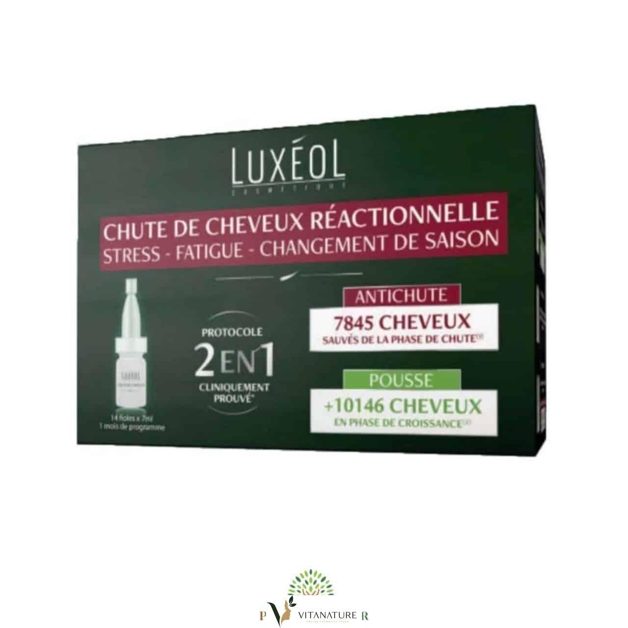 Luxeol Chute de Cheveux Réactionnelle 2en1