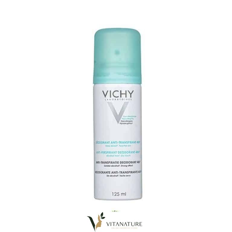 VICHY DÉODORANT ANTI-TRANSPIRANT 48H AEROSOL, 125ML